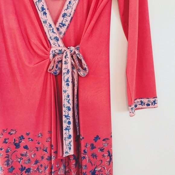 BCBG Floral Wrap Dress - Picture 2 of 4